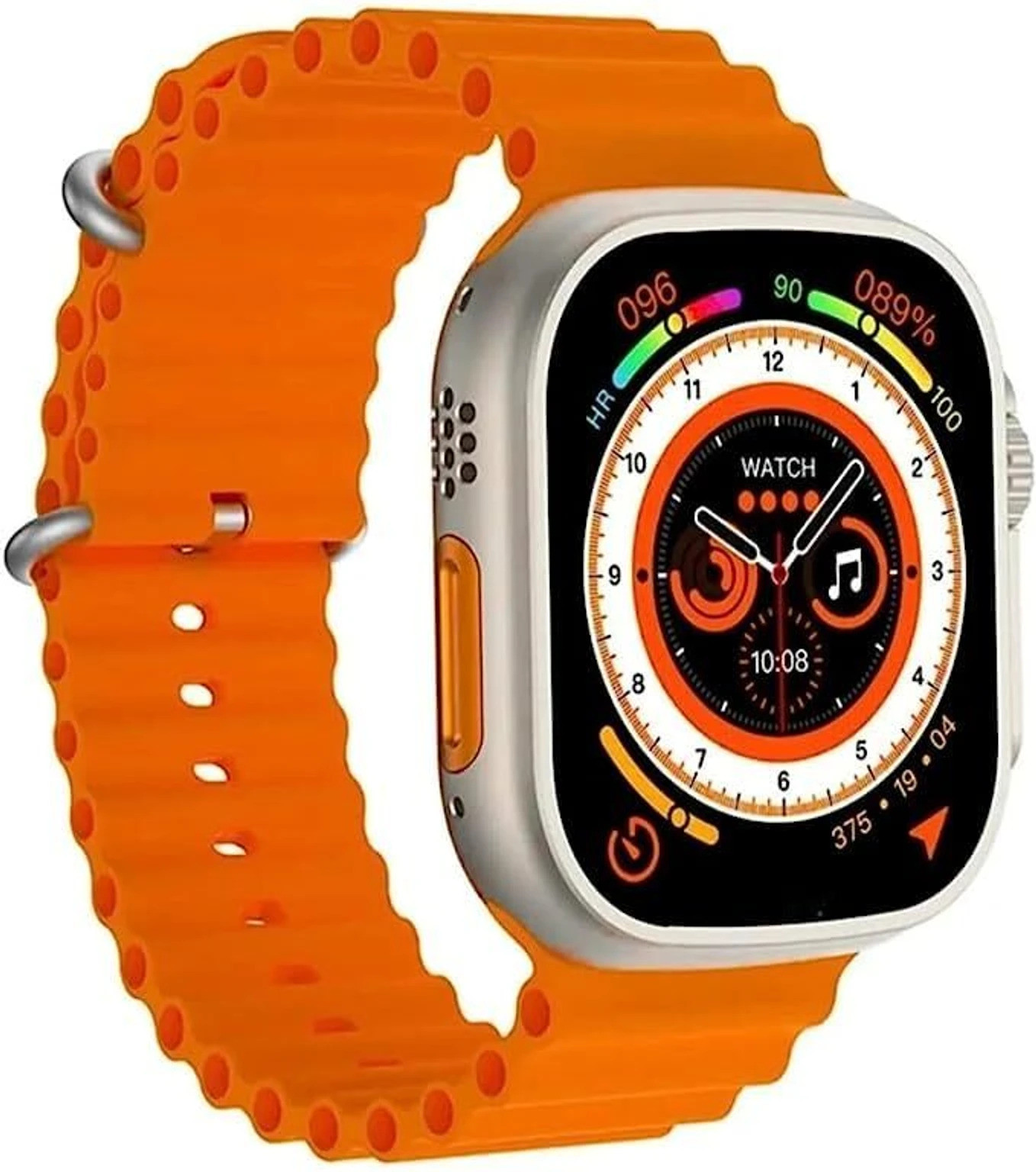 T800 Ultra Smartwatch Infinite Display, Bluetooth Calling, Wireless Charging, Sports & Health Suite (Series 8 Ultra Design)